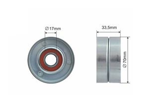 Strammerull, kilerem med ribber, ALFA ROMEO,CADILLAC,CHEVROLET,OPEL,SAAB,VAUXHALL, 12575509, 12626644, 48 17 877, 636527, 71770693