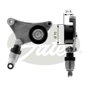 Strammerull, kilerem med ribber, TOYOTA AVENSIS VERSO, PREVIA II, RAV 4 III, 16620-0W110, 16620-28010, 16620-28011, 1662028012, 16620-28