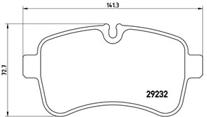Bremseklosser sett, Bakaksel, IVECO, 42555917, 500055564