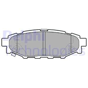 Bremseklosser sett, Bakaksel, SUBARU,TOYOTA, 26696AG000, 26696-AG010, 26696-AG030, 26696-AG031, 26696-AG050, 26696-AG051, 26696-FJ000, S