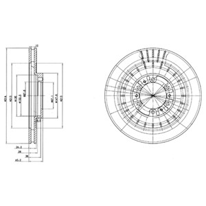 Bremseskive, Framaksel, MITSUBISHI, MB699716