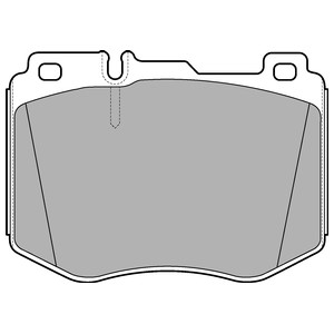 Bremseklosser sett, Framaksel, MERCEDES-BENZ, 000 420 8000, 0004208000, 008 420 1820, 0084201820, A000 420 8000, A008 420 1820, A008 420