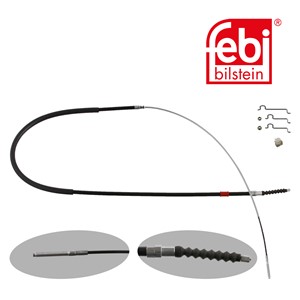 Kabel, parkeringsbremse, Høyre bak, BMW 5 [E39], 5 Touring [E39], 34 40 1 166 237, 34 41 1 162 999