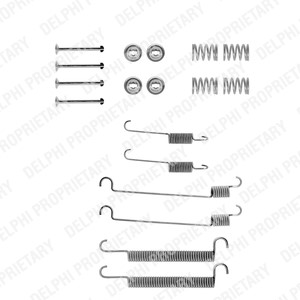 Tilbehørsett, bremsesko, Bakaksel, ALFA ROMEO,PEUGEOT,RENAULT,TALBOT,VOLVO, 4308.45, 7701 202 380, 7701 203 546