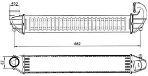 Ladeluftkjøler, FORD GALAXY I, GALAXY MK VAN I, SEAT ALHAMBRA, ALHAMBRA VAN, VW SHARAN, SHARAN VAN, 0515.F8, 1109138, 1109138138, 481570