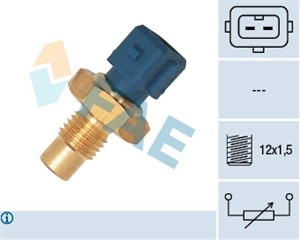 Sensor, kjølemiddeltemperatur, CHEVROLET,DAEWOO,OPEL,RENAULT,VOLVO, 1342850, 3447882, 3447882-6, 4500001, 77 00 743 684, 80350S6DE21, 80