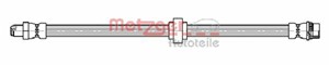 Bremseslange, Foran høyre, Foran venstre, RENAULT ESPACE III, 6025 305 984