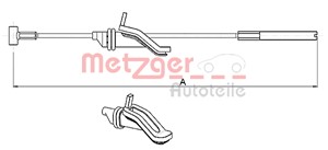 Kabel, parkeringsbremse, Foran, FORD FOCUS II, FOCUS C-MAX, FOCUS Sedan II, FOCUS Turnier II, 1321246