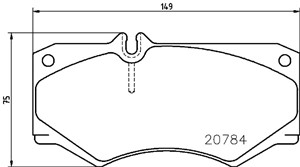 Bremseklosser sett, Framaksel, MERCEDES-BENZ,VW, 0005868942, 0014201420, 0015867042, 0015868942, 0034200720, 0044201420, 0054209820, 291