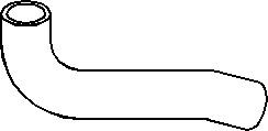 Ladeluftslange, Nede, AUDI,SEAT,SKODA,VW, 1J0 145 828H