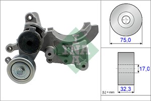 Spennarm, kilerem med ribber, TOYOTA LAND CRUISER 90, LAND CRUISER PRADO, LAND CRUISER VAN, 1662030010, 16620-30010