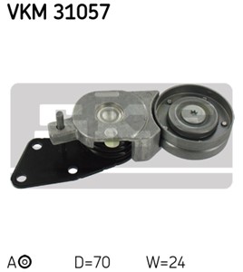 Strammerull, kilerem med ribber, Venstre, Øvre, SEAT,SKODA,VW, 038 903 315 AB