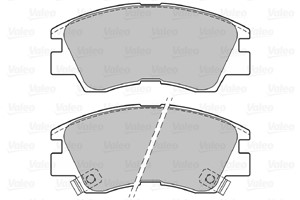 Bremseklosser sett, Framaksel, HYUNDAI,MITSUBISHI,TOYOTA, MB500813, MB500814, MB500815, MB500816, MB500819, MR162523, MR162524, MR389523