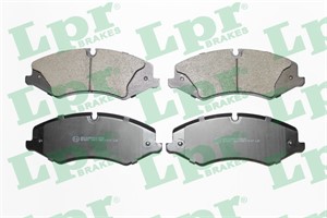 Bremseklosser sett, Framaksel, LAND ROVER RANGE ROVER III, LR015578, LR016962, LR026221