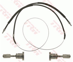 Kabel, parkeringsbremse, Bak, Bakre venstre, Høyre bak, Høyre, Venstre, CITROËN,FIAT,PEUGEOT, 13 149 830 80, 1314983080, 4745 G7, 4745 X