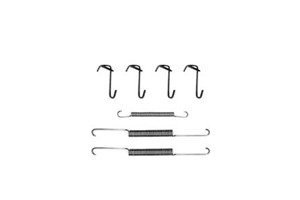 Tilbehørsett, bremsesko, Bakaksel, OPEL ASCONA C, ASCONA C Halvkombi, KADETT D, KADETT D Kombi, 16005630, 92605630