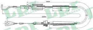 Gasskabel, VW TRANSPORTER Buss IV, TRANSPORTER Flak/chassi IV, TRANSPORTER Skåp IV, 701721555A, 701721555AK, 701721555K