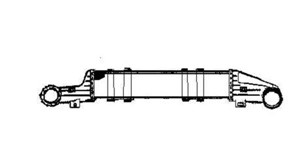Ladeluftkjøler, MERCEDES-BENZ E-KLASS [W210], E-KLASS T-Model [S210], 1K0 412 303 M, 2105001500, 2105002100, 244965