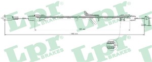 Kabel, parkeringsbremse, Foran, Senter, VW CRAFTER 30-35 Buss, CRAFTER 30-50 Flak/chassi, CRAFTER 30-50 Skåp, 9064202485