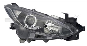 Frontlykt, Høyre, MAZDA 3, 3 Sedan, BHR1510K0, BHR1-51-0K0, BHR1510K0A, BHR1-51-0K0A