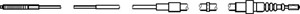 Kabel, parkeringsbremse, Bak, SEAT CORDOBA, CORDOBA Vario, IBIZA II, VW POLO, POLO III, POLO CLASSIC III, 6N0 609 721H, 6N0 609 721L, 6N