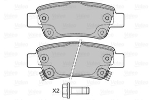 Bremseklosser sett, Bakaksel, HONDA CR-V III, CR-V IV, 43022SWWG01, 43022-SWW-G01, 43022SWWG02, 43022-SWW-G02, 43022SWWG03, 43022-SWW-G0