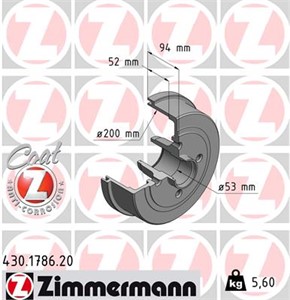 Bremsetrommel, Bakaksel, OPEL CORSA C, CORSA C Skåp/halvkombi, VAUXHALL CORSA Mk II, 418 001, 9004416, 9196290
