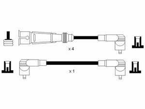 Tennledningssett, VW POLO III, 032 905 483 G, N 104 300 03, N 104 300.03