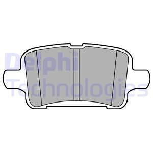 Bremseklosser sett, Bakaksel, OPEL,VAUXHALL, 39021615, 39037199, 95526568