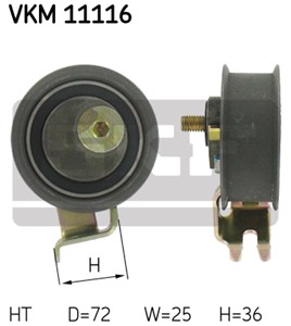 Strammerull, tannrem, AUDI,SEAT,SKODA,VW, 06B 109 243 A, 06B 109 243 D, 06B 109 243 F