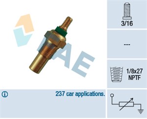 Kjølevæsketemperatursensor, FORD, 0 4253 5781, 004253 5781, 04253 5781, 1657685, 4253 5781, 89FB-10884-AA