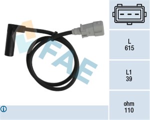 Turtallssensor, motormanagement, CITROËN,FIAT,PEUGEOT, 1235420404, 5918 94, 5918.94, 96 168 063 80, 96.168.063, 9616806380, A1235420404