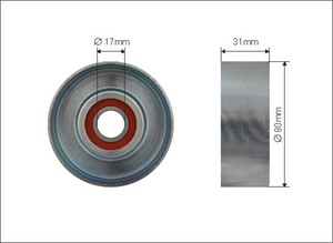 Strammerull, kilerem med ribber, NISSAN PRIMERA, PRIMERA Hatchback, PRIMERA Kombi, X-TRAIL, RENAULT KOLEOS I, 11 95 5JA 00C, 119556N202,