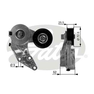 Strammerull, kilerem med ribber, AUDI,FORD,SEAT,VW, 022145299A, 022145299D, 1111206, 1139712, YM2110145BA, YM2110145BB