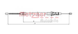 Kabel, parkeringsbremse, Bak, Bakre venstre, Høyre bak, Høyre, Venstre, NISSAN,OPEL,RENAULT, 09160551, 7700 311 217, 9160551