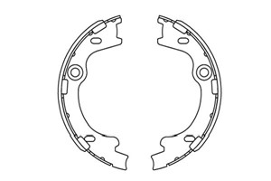 Bremsesko sett, Bakaksel, HYUNDAI,KIA, 583052SA00, 583501HA00