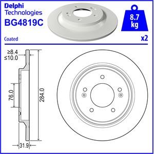 Bremseskive, Bakaksel, HYUNDAI,KIA, 584113Q000, 584113V500, 58411-3V500, 58411J9500, S584113V500
