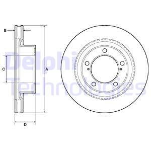 Bremseskive, Framaksel, TOYOTA LAND CRUISER 200, SEQUOIA, TUNDRA Pick-up, 435120C020, 4351260210
