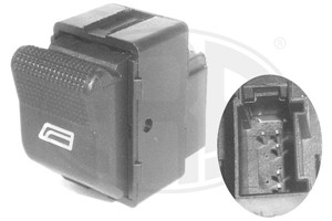 Bryter, vindusløfter, Foran høyre, SEAT AROSA, IBIZA II, IBIZA SC IV, VW LUPO I, POLO, POLO V, 6X0 959 855 B, 6X0 959 855