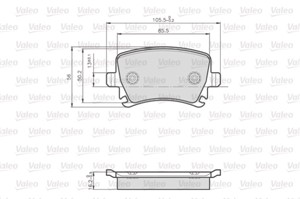 Bremseklosser sett, Bakaksel, VW CADDY Minibus, minivan III, CADDY Skåp/stor limousine III, 3C0698451A, 3C0698451C, 701698151C