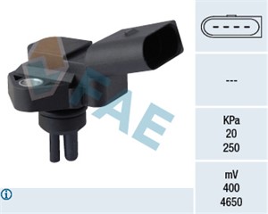 Sensor, sugerørtrykk, AUDI A6 C5, A6 C5 Avant, A8 D2, ALLROAD C5, 059 906 051