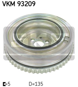 Remskive, veivaksel, ABARTH,ALFA ROMEO,FIAT,JEEP,LANCIA, 46791865, 55181198, 55181620, 55217836