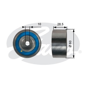 Styrerulle-kilerem tannrem, MITSUBISHI L200 / TRITON, PAJERO SPORT III, 1145A078, MN176844