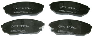 Bremseklosser sett, Framaksel, KIA SORENTO I, 581013EE00, 581013EE01, 581013EEOO, 581013EU00