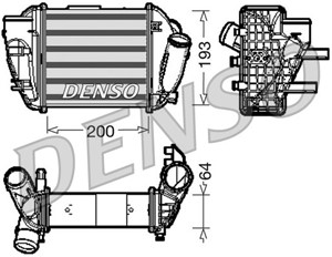 Ladeluftkjøler, Venstre, AUDI A4 B6, A4 B6 Avant, A4 B6 Cabriolet, 8E0145805E, 8E0145805G, 8E0145805P