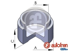 Stempel, bremseklave, Framaksel, TOYOTA