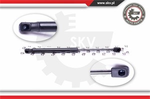 Pneumatisk fjær, motorpanser, Foran, AUDI A8 D3, 4E0823359C, 4E0823359D