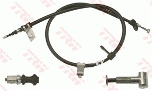 Kabel, parkeringsbremse, Bak, Høyre, ALFA ROMEO 166, LANCIA THESIS, 60630814, 60661490