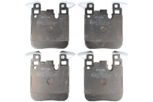 Bremseklosser sett, Bakaksel, BMW, 34216855474