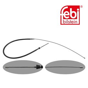 Kabel, parkeringsbremse, Bakre venstre, Høyre bak, SKODA ROOMSTER, ROOMSTER Praktik, 6Q7 609 721 B, 6Q7 609 721 D